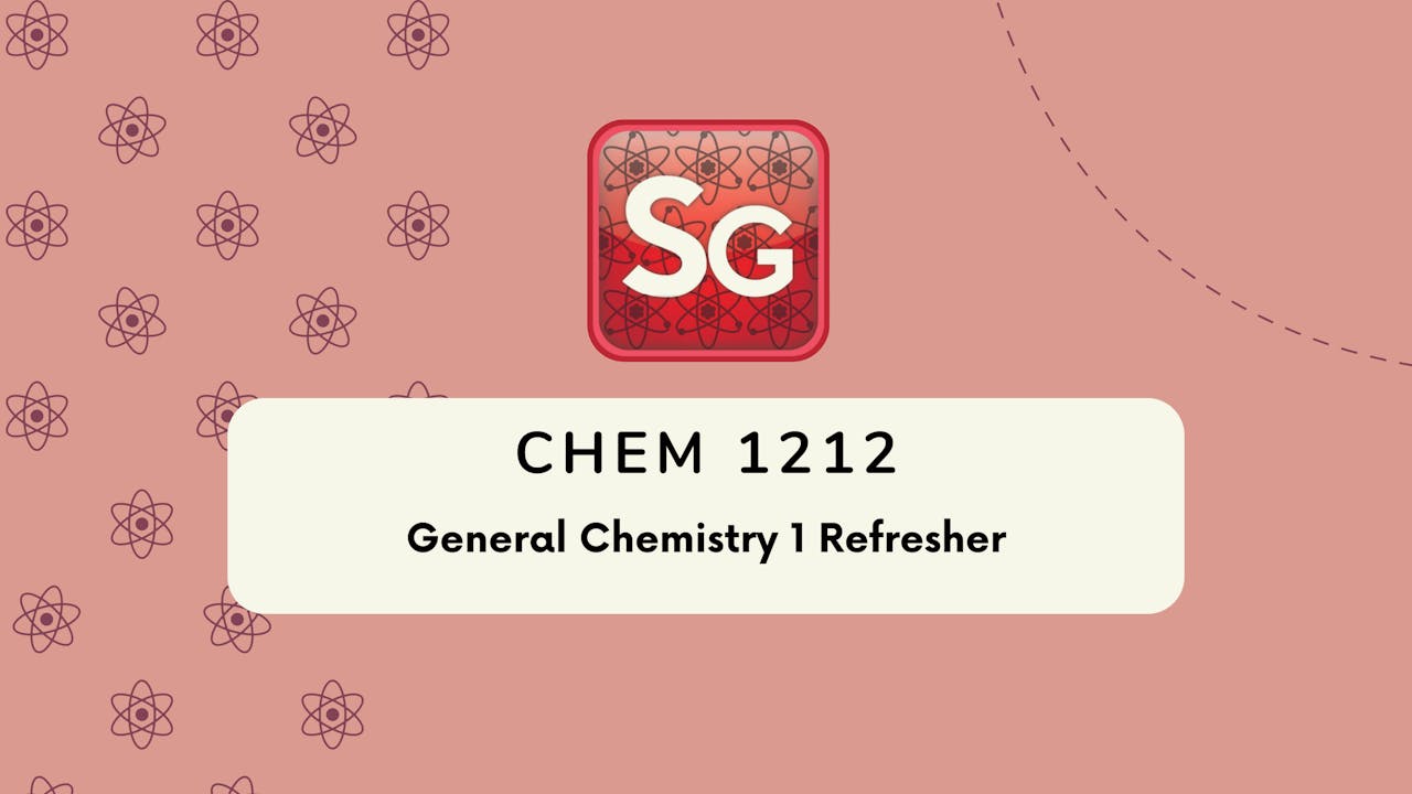 CHEM 1212 Chem I Refresher Workshop (Video Rental)