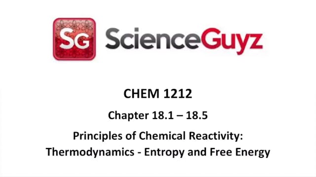 CHEM 1212 Chapter 18.1-18.5: Prin. of...