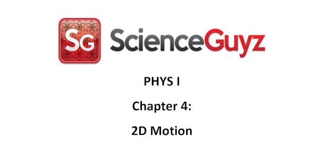 PHYS 1111 Chapter 4: 2D-Kinematics Workshop Video Spring 2025