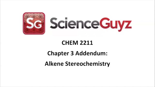 CHEM 2211 Chapter 3 Addendum