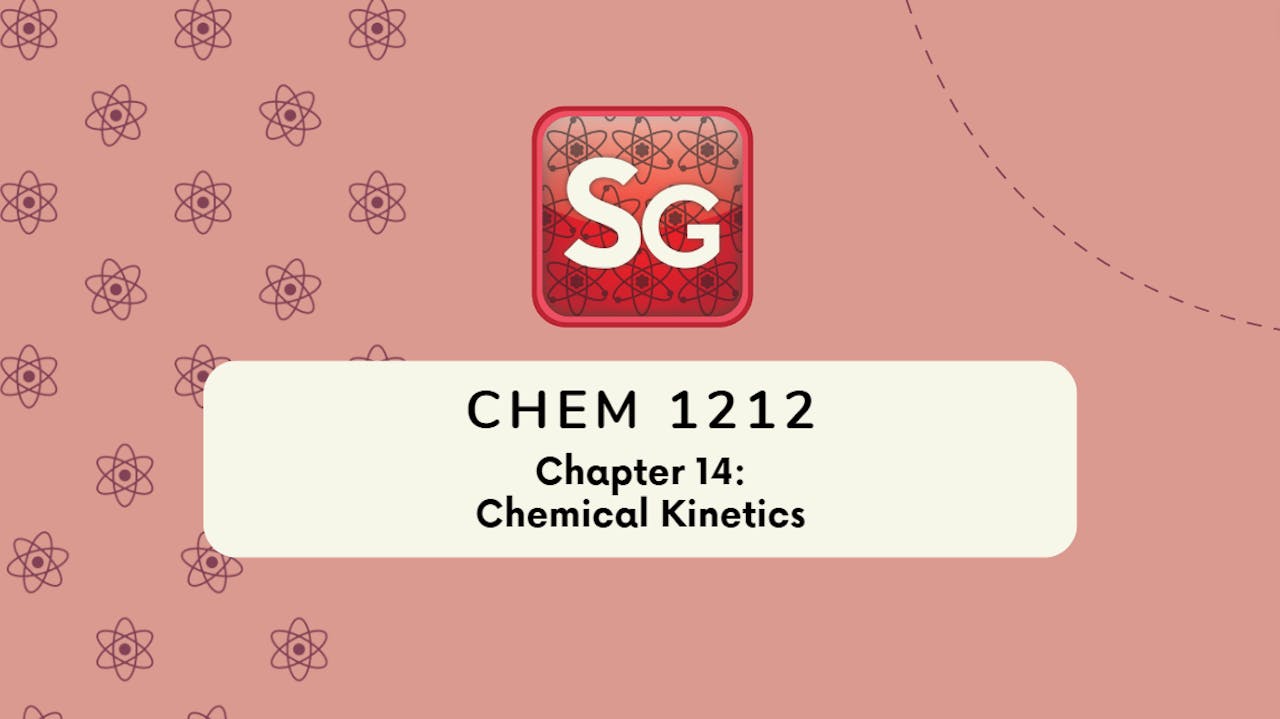 CHEM 1212 Chapter 14 Workshop (Video Rental)