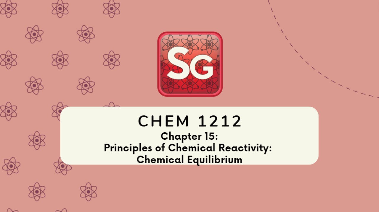 CHEM 1212 Chapter 15 Workshop (Video Rental)