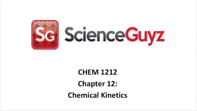 CHEM 1212 Chapter 12: Chemical Kinetics Workshop Spring 2024