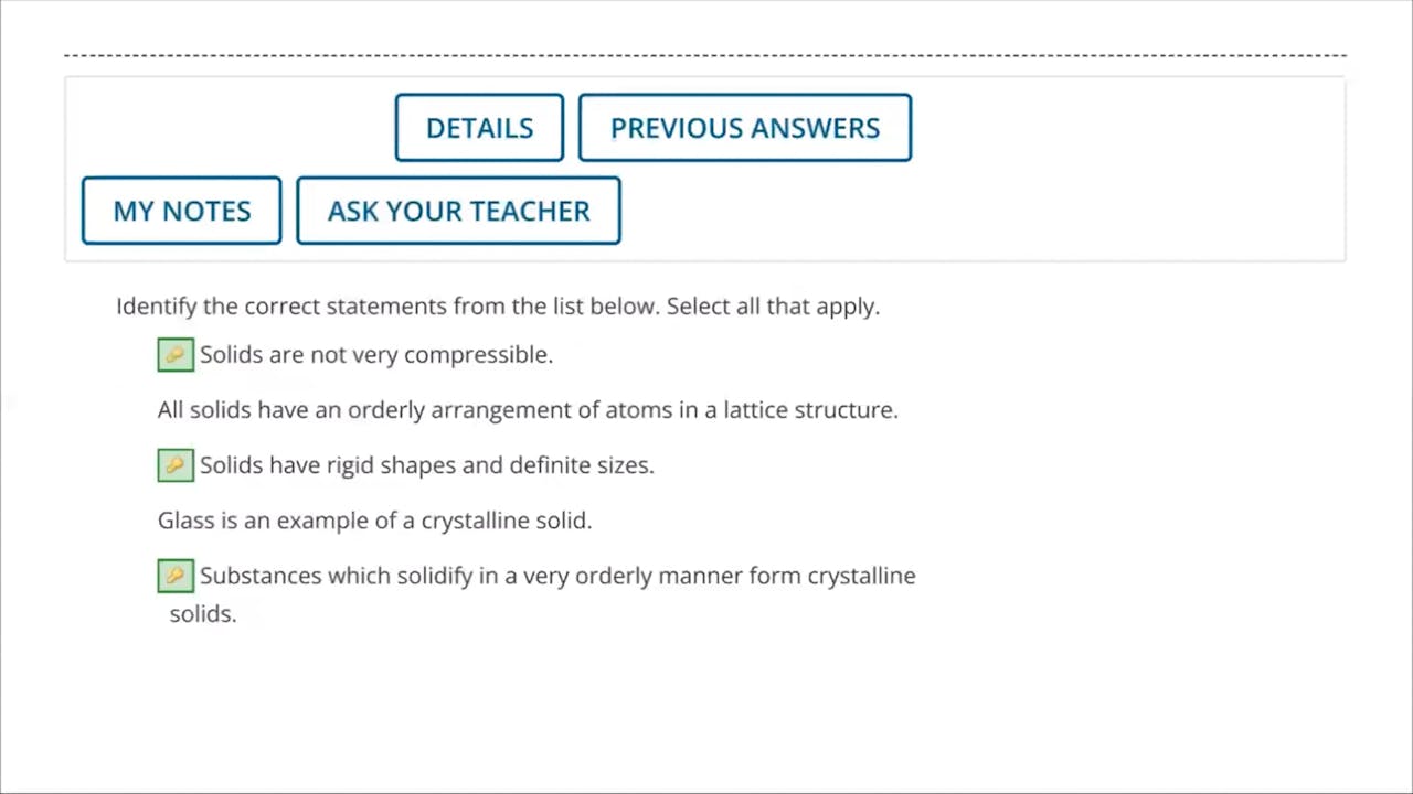 Spring 2024 CHEM 1212 Reading Check Preview (Chapter 10 More on