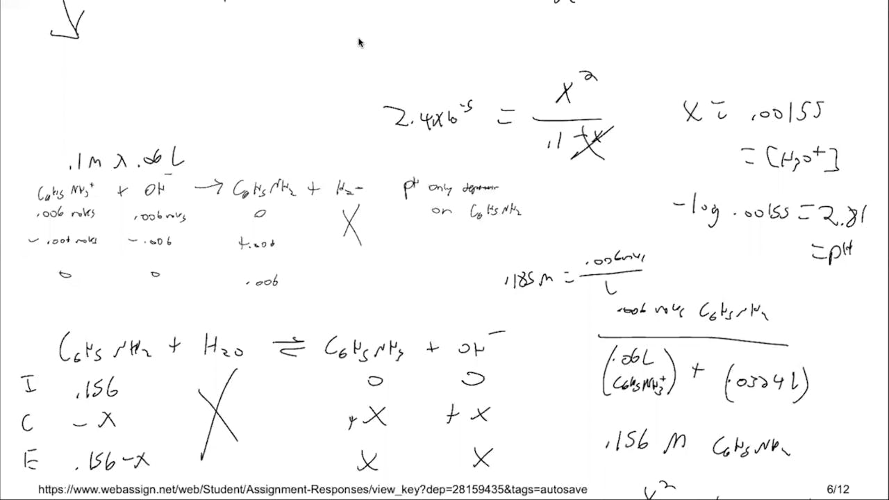 Spring 2022 CHEM 1212 Progress Check Preview (Buffers and Titrations