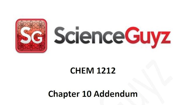 CHEM 1212 Chapter 10 Addendum: Solids...