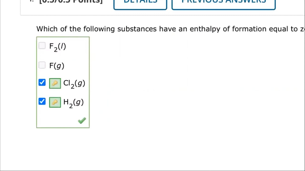 Spring 2023 CHEM 1211 Progress Check Preview (Chapter 6.3 6.5