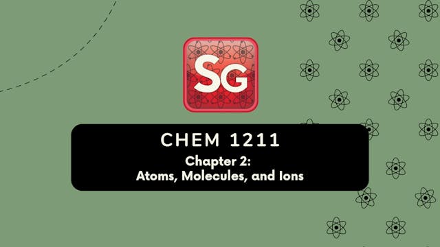 CHEM 1211 Chapter 2 Workshop (Video Rental)