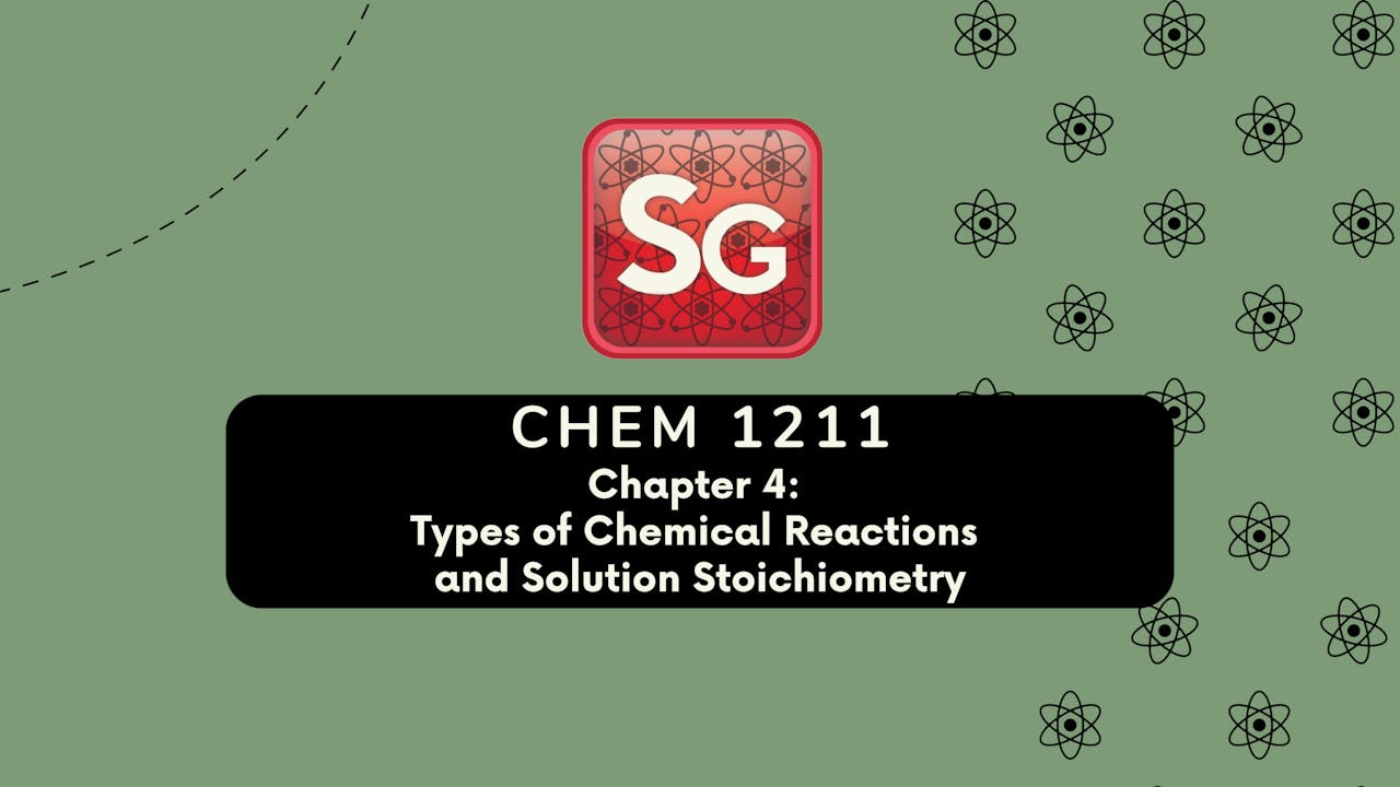CHEM 1211 Chapter 4 Workshop (Video Rental)