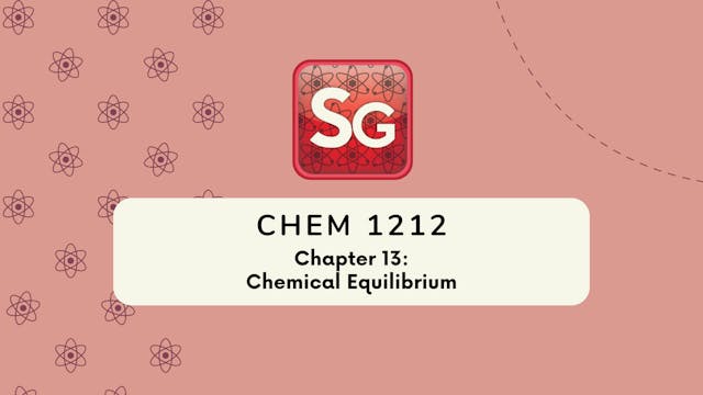 CHEM 1212 Chapter 13 Workshop (Video Rental)