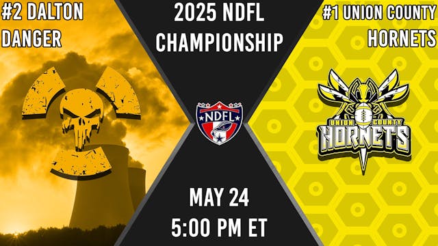 25 - NDFL Championship May 24