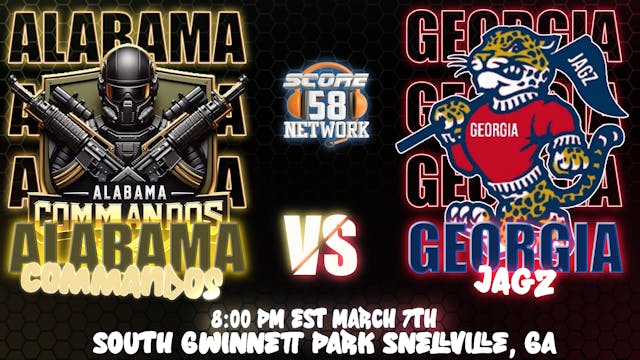 26 Alabama Commandos v Georgia Jagz - 03/08/2026, 03:37:51