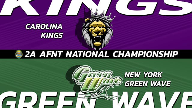 25 - 2A AFNT NATIONAL CHAMPIONSHIP - FINAL