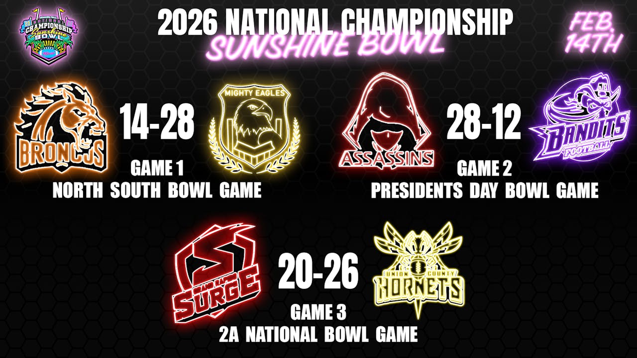 2026 Sunshine Bowl Saturday Package 2/14