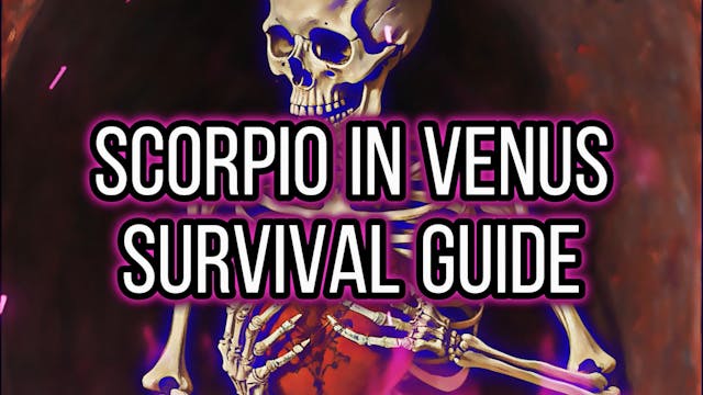Venus In Scorpio Survival Guide 101