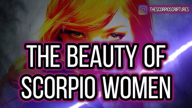 The Beauty Of Scorpio Woman