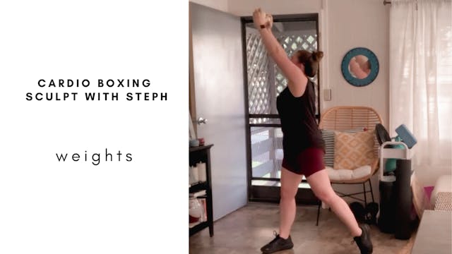 cardio boxing sculpt with steph