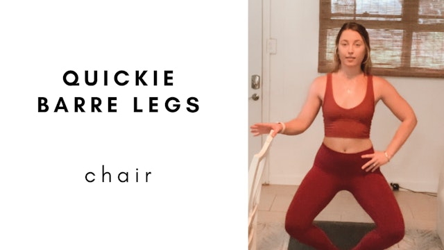 quickie barre legs
