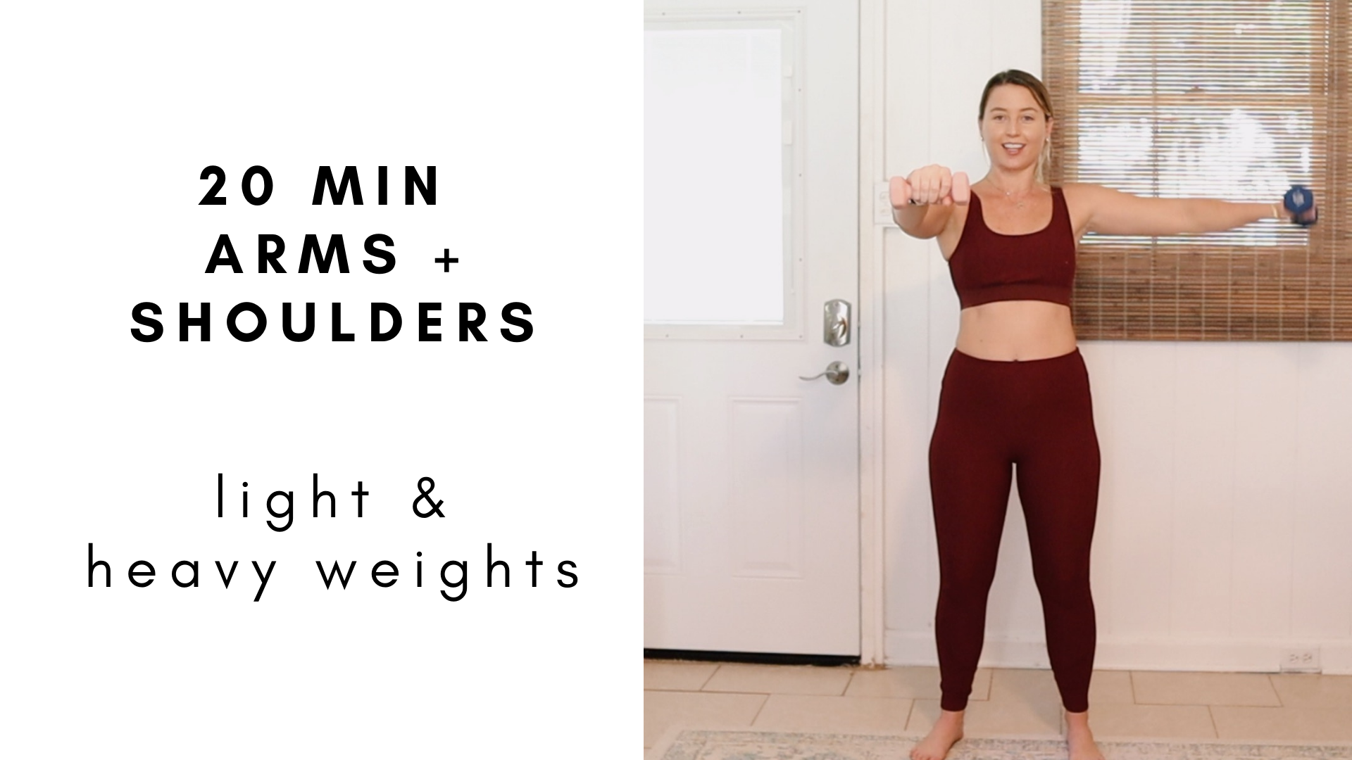 20 min arms + shoulders quickie