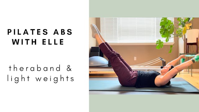 pilates abs with elle