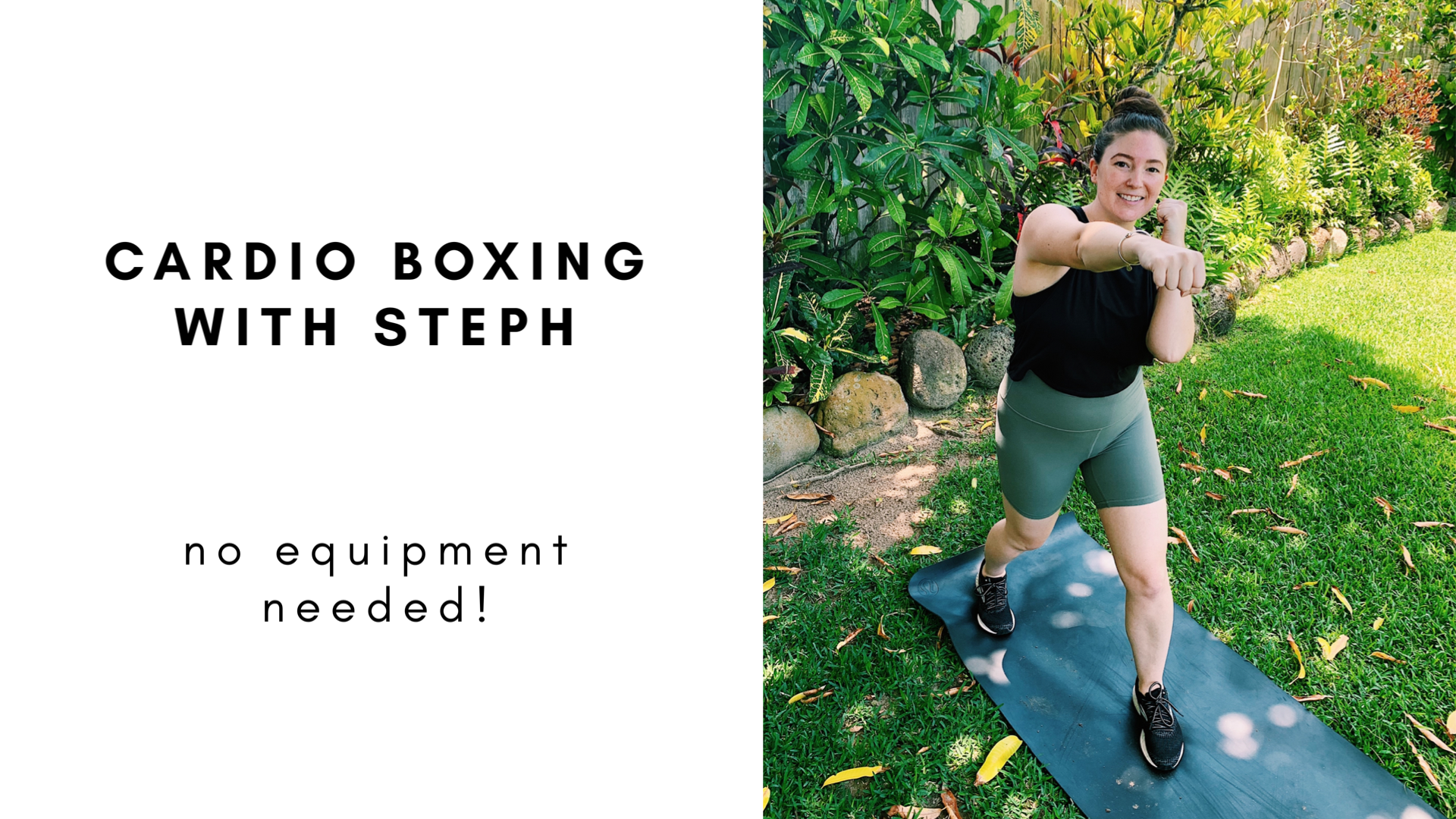 8.18.20 cardio boxing with Steph
