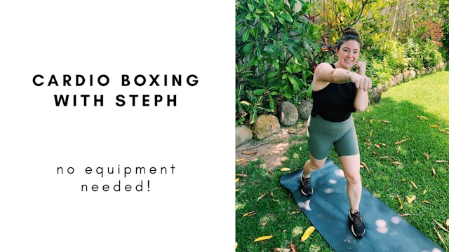 8.18.20 cardio boxing with Steph