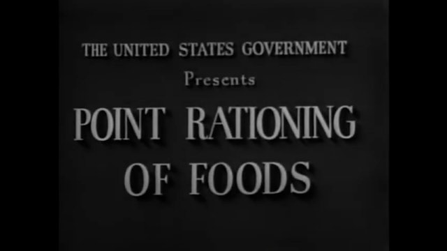 Point of Rationing Foods