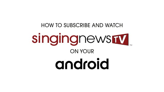 SNTV Android Tutorial