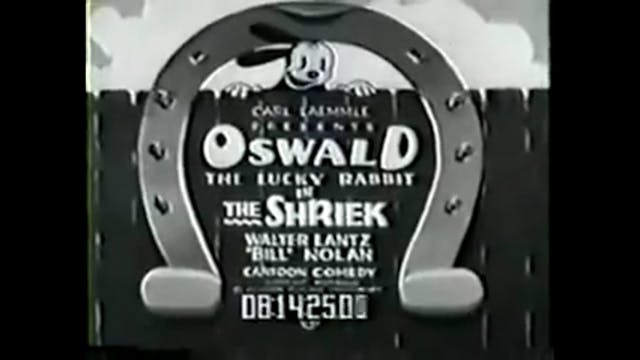 Oswald The Lucky Rabbit Shriek