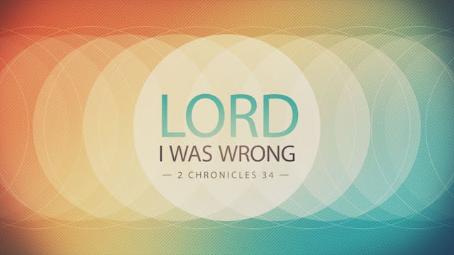 CT Townsend - Lord I Was Wrong