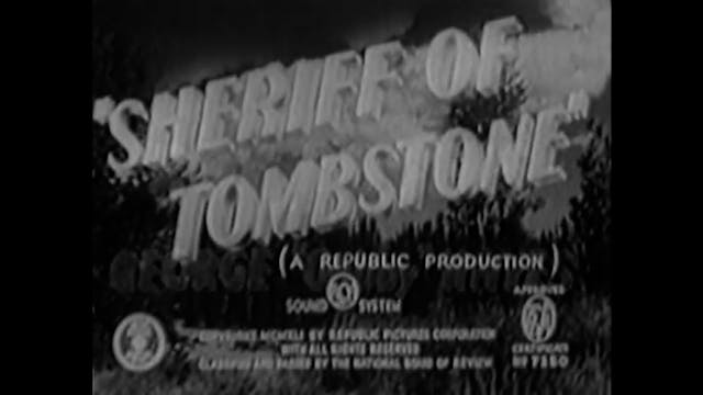 Sheriff Of Tombstone (1941)
