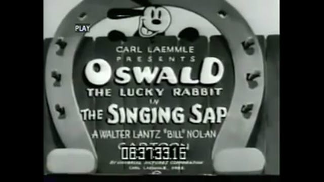 Oswald The Lucky Rabbit Singing Sap