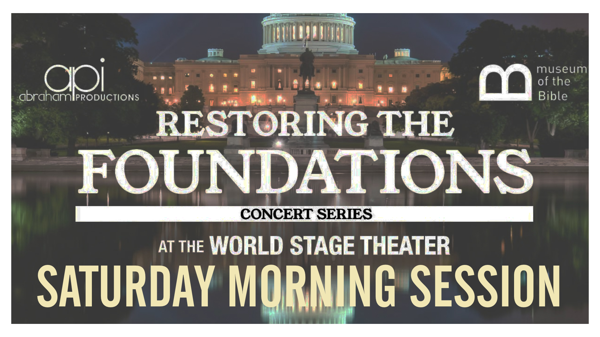 Restoring The Foundations: Saturday Morning
