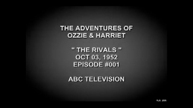 The Adventures Of Ozzie and Harriet The Rivals