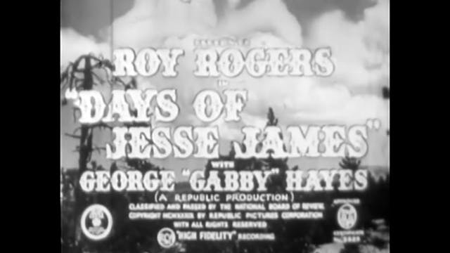 The Days of Jesse James (1939)