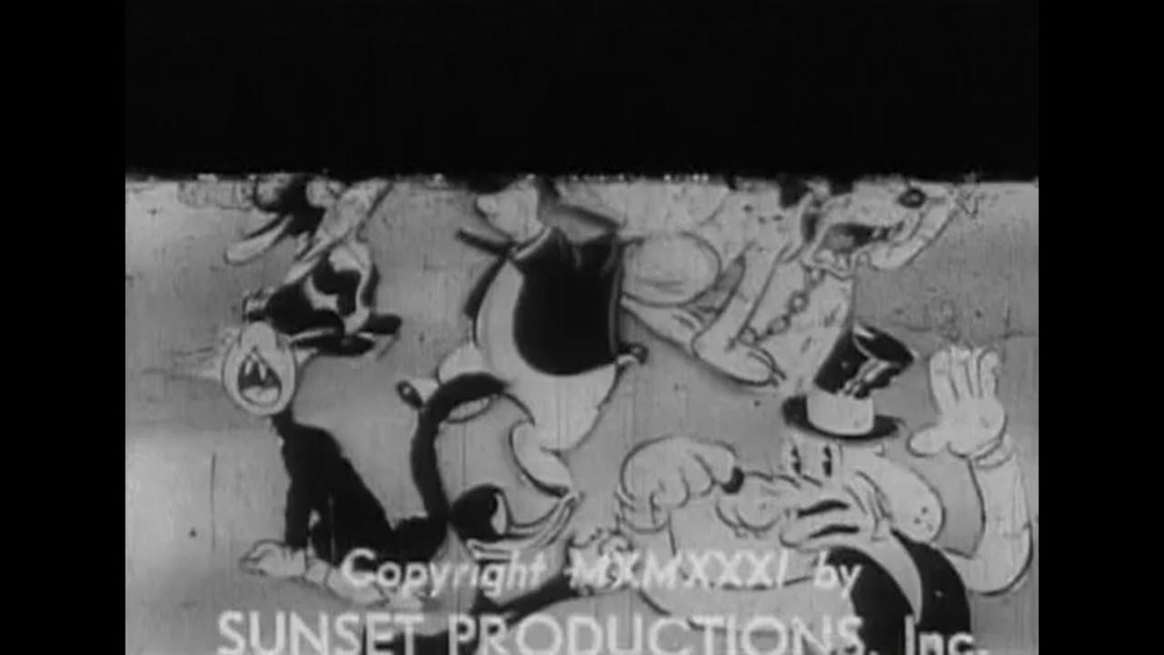 Looney Tunes Bosko At The Zoo Singing News TV