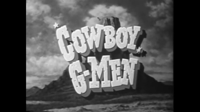 Cowboy G-Men The Sidewinder