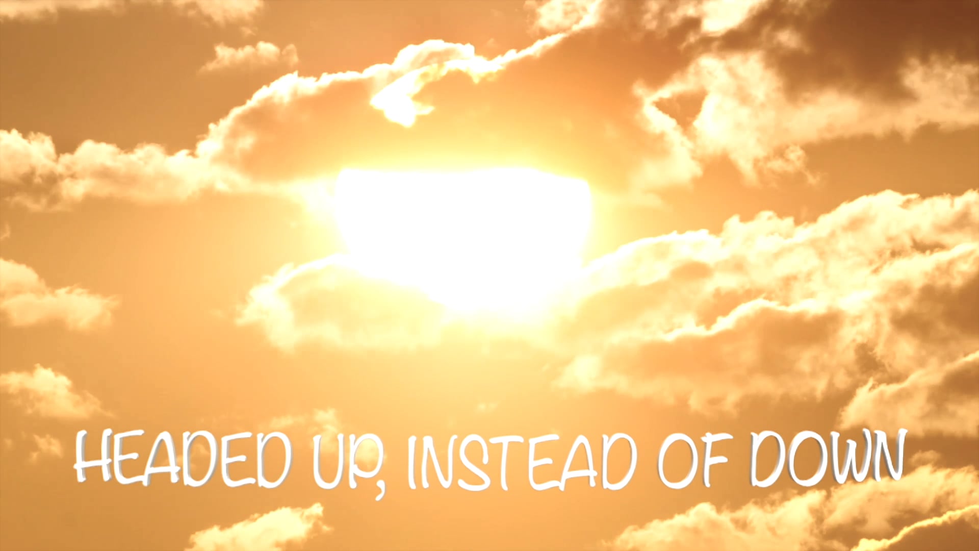 "Headed Up, Instead of Down" - Jamie Coulter