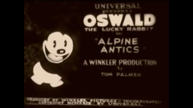 Oswald The Lucky Rabbit Alpine Antics