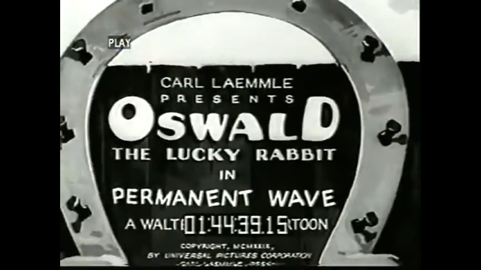 Oswald The Lucky Rabbit Permanent Wave