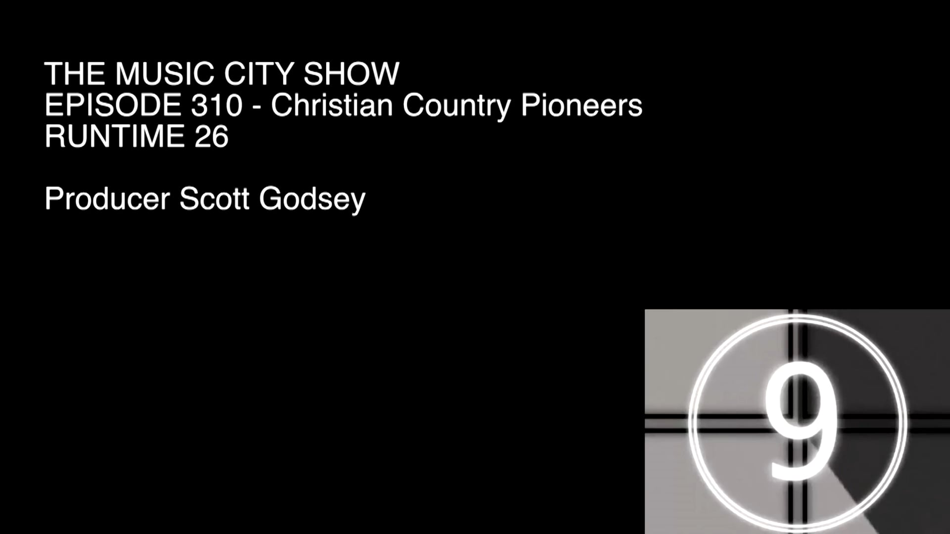 Music City Show S3 Gospel Cowboys