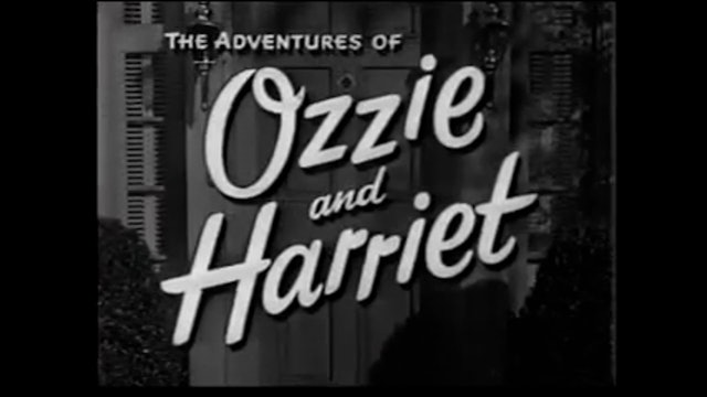 The Adventures Of Ozzie and Harriet A Letter About Harriet