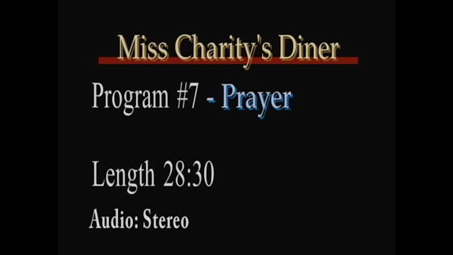 Miss Charity's Diner Prayer