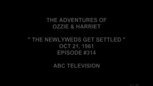 The Adventures Of Ozzie and Harriet The Newlyweds Get Settles