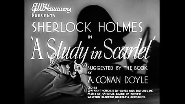 Sherlock Holmes- A Study In Scarlet