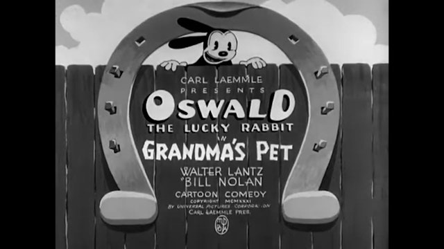 Oswald The Lucky Rabbit Grandma's Pet