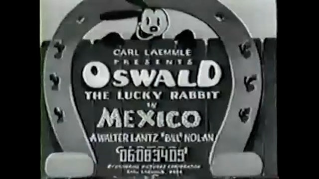 Oswald The Lucky Rabbit Mexico