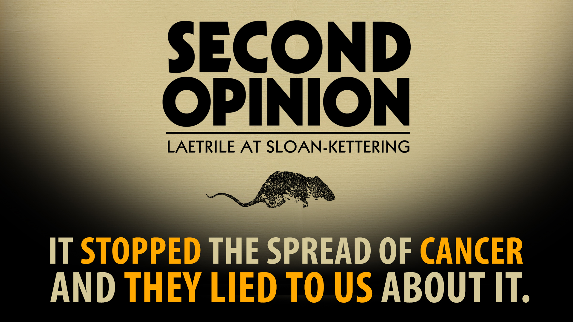 Second Opinion: Laetrile At Sloan-Kettering (Censored by Amazon Prime)
