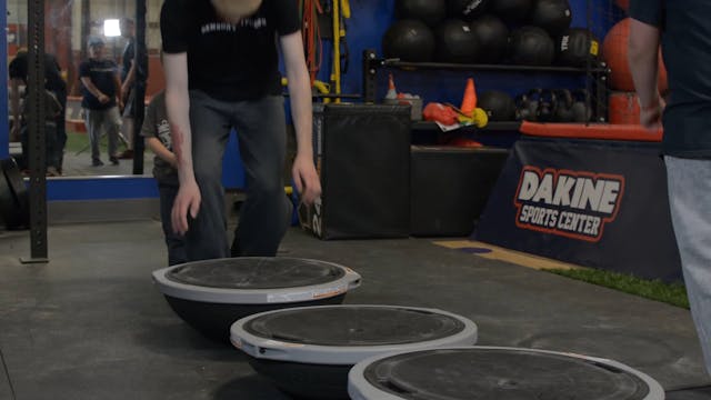29. BOSU Quadruped Crawl
