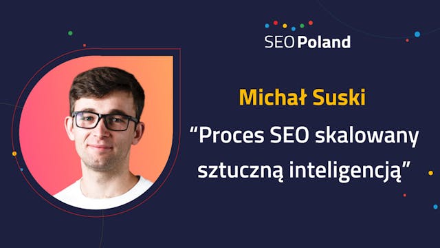 Michał Suski "Proces SEO skalowany sz...